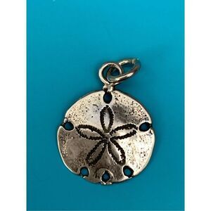 Sand Dollar Sterling Silver Jewelry Charm #beach #sea shells